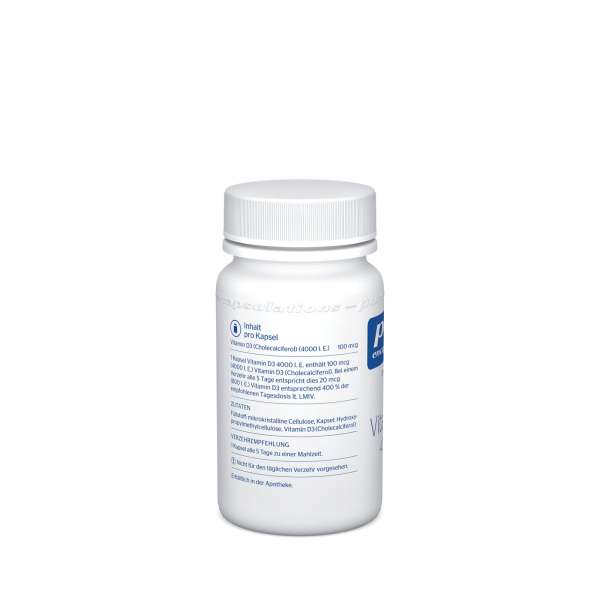 Vitamin D3 4000 I.E. von Pure Encapsulations - das Sonnenvitamin