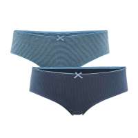 Living Crafts Baumwoll-Hipster Damen im praktischen Doppelpack Living Crafts Baumwoll-Hipster Damen im praktischen Doppelpack