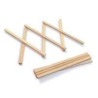 Ausklappbarer side by side Untersetzer S aus Holz Ausklappbarer side by side Untersetzer S aus Holz