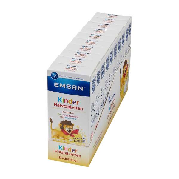 Emsan Halstabletten Kinder bei Halsschmerzen & Heiserheit Emsan Halstabletten Kinder bei Halsschmerzen & Heiserheit