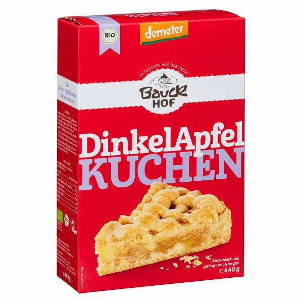 Dinkel Apfelkuchen-Backmischung Dinkel Apfelkuchen-Backmischung