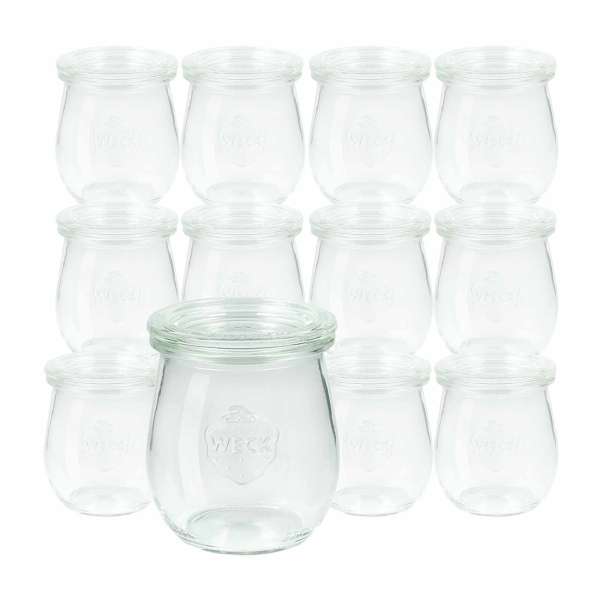 Weckgläser Tulpenform - 12er Set als Marmeladengläser Mini Weckgläser Tulpenform - 12er Set als Marmeladengläser Mini
