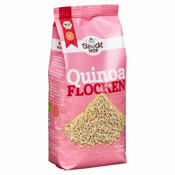 Bauckhof Bio Quinoa Flakes für Porridge & Frühstück Low Carb Bauckhof Bio Quinoa Flakes für Porridge & Frühstück Low Carb