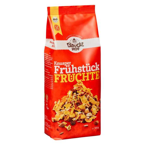 Knusper Früchte Müsli glutenfrei günstig online kaufen Knusper Früchte Müsli glutenfrei günstig online kaufen