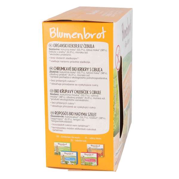 Blumenbrot Zwiebel - Dünnes Knusper Zwiebelbrot ohne Hefe