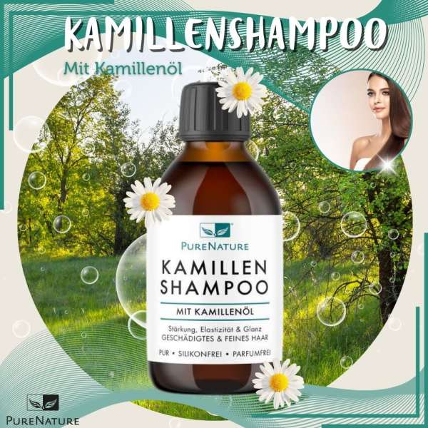 PureNature Kamille Shampoo - Milde Pflege für die ganze Familie