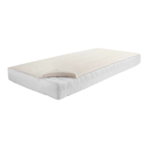 Allermed Moltonauflage aus Bio Baumwolle mit vier Eckgummis Allermed Moltonauflage aus Bio Baumwolle mit vier Eckgummis