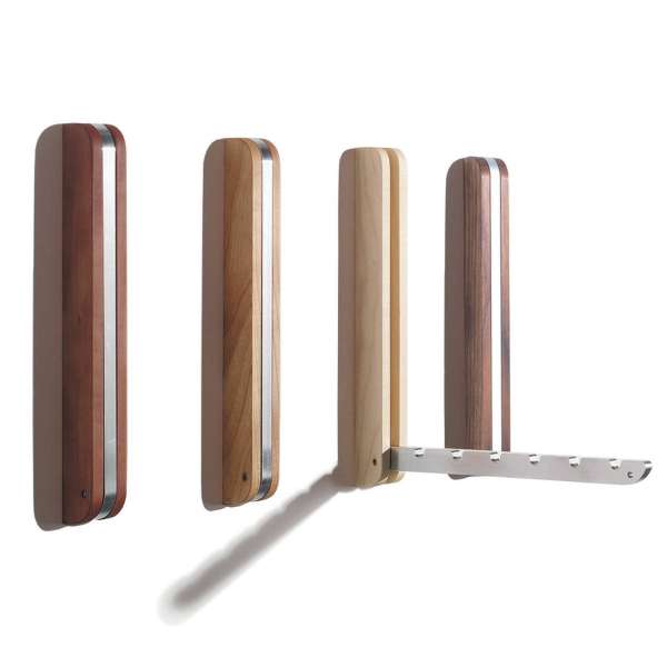 Eleganter, klappbarer Kleiderhaken von side by side