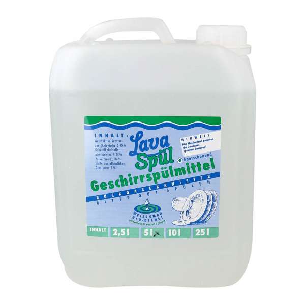 Bio Dienst Spülmittel Kanister - 5 Liter - duftfrei & nachhaltig Bio Dienst Spülmittel Kanister - 5 Liter - duftfrei & nachhaltig