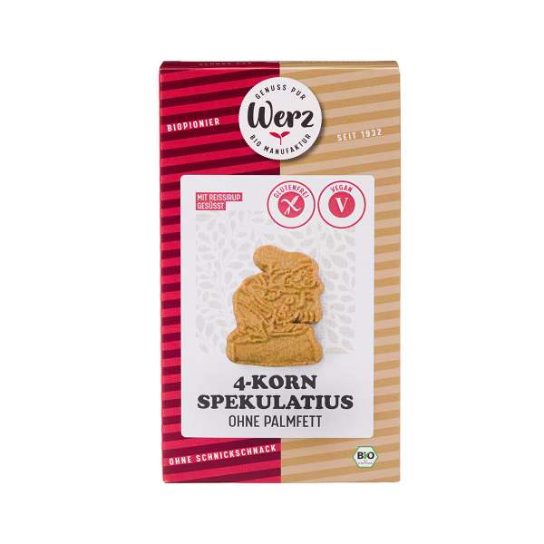 Werz Spekulatius glutenfrei kaufen - vegane Plätzchen ohne Ei Werz Spekulatius glutenfrei kaufen - vegane Plätzchen ohne Ei