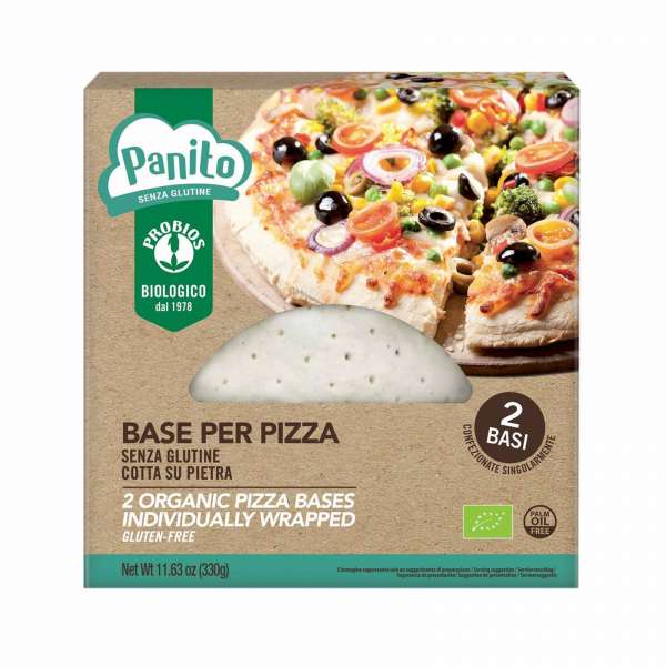 Glutenfreier Pizzaboden aus Italien: belegen, backen, fertig! Glutenfreier Pizzaboden aus Italien: belegen, backen, fertig!