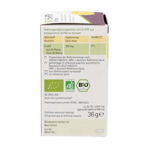 Bio 5 HTP Griffonia aus biologischem Griffonia-Extrakt