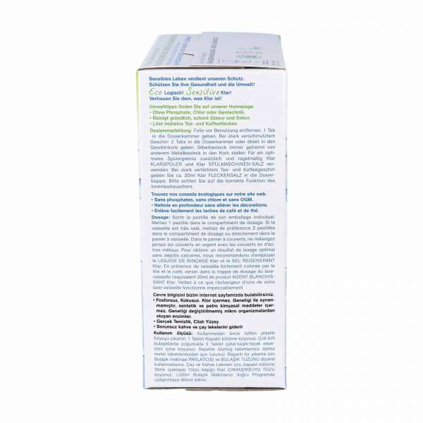 Öko Spülmaschinen Tabs biologisch abbaubar & ohne Duftstoffe