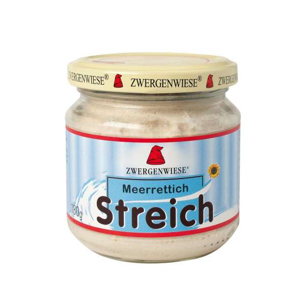 Meerrettich Aufstrich vegan und milchfrei von Zwergenwiese Meerrettich Aufstrich vegan und milchfrei von Zwergenwiese