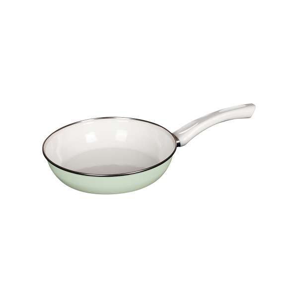 Nouvelle Ceramic-Glas Pfannen green, blue, white, 24 + 28 cm Nouvelle Ceramic-Glas Pfannen green, blue, white, 24 + 28 cm