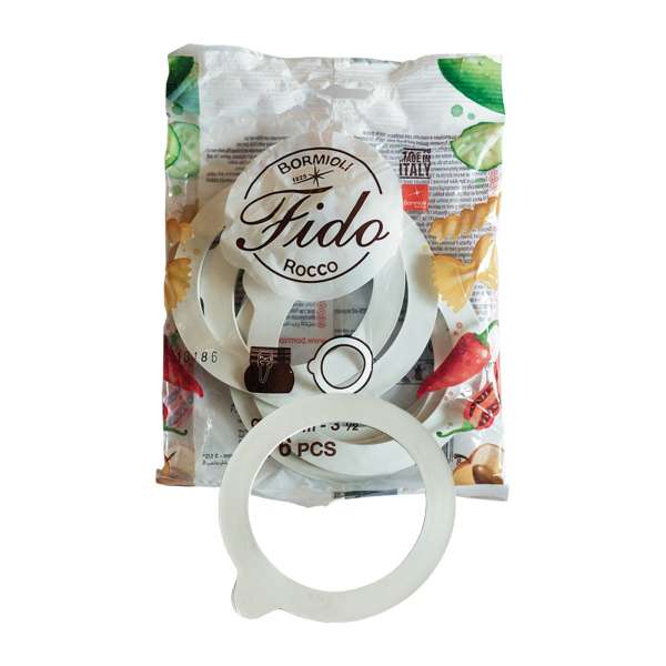 Gummiringe für Drahtbügelglas - verschiedene Größen, weiß