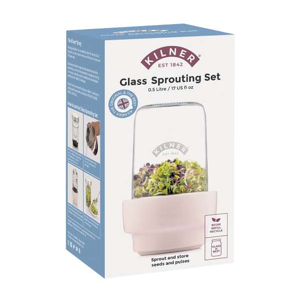 Kilner Sprossen-Set: Sprossenglas für Zucht und Lagerung Kilner Sprossen-Set: Sprossenglas für Zucht und Lagerung