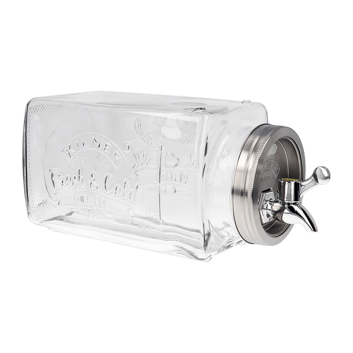 Kilner Getränkespender Kühlschrank - aus Glas mit Zapfhahn - PureNature