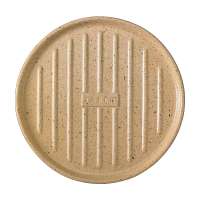 Römertopf Keramik-Grillschale mit Grillstegen für gesundes Grillen