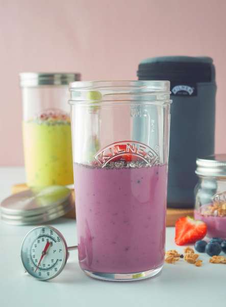 Joghurtbereiter ohne Strom von Kilner - Glas Set - Ohne Plastik