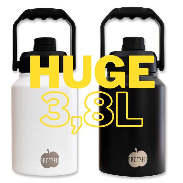 Pure & green Thermosbehälter 1,9 Liter aus Edelstahl