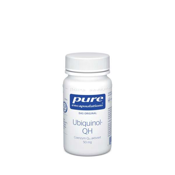 Pure Encapsulations Ubiquinol 50 mg - bioaktiver Mikronährstoff CoQ10 Pure Encapsulations Ubiquinol 50 mg - bioaktiver Mikronährstoff CoQ10