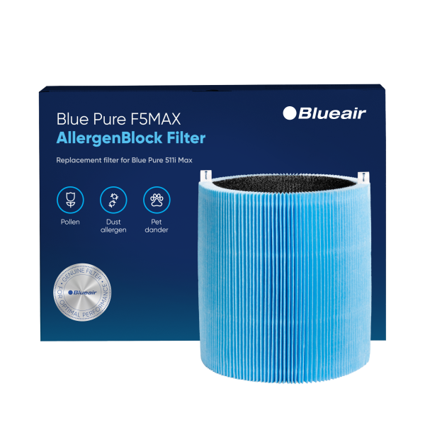 Blueair Blue Pure 511i Max AllergenBlock Ersatzfilter F5MAX mit Aktivkohle Blueair Blue Pure 511i Max AllergenBlock Ersatzfilter F5MAX mit Aktivkohle