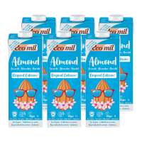 Mandelmilch vegan mit Calcium im Sparpack kaufen, 6x1 Liter Mandelmilch vegan mit Calcium im Sparpack kaufen, 6x1 Liter