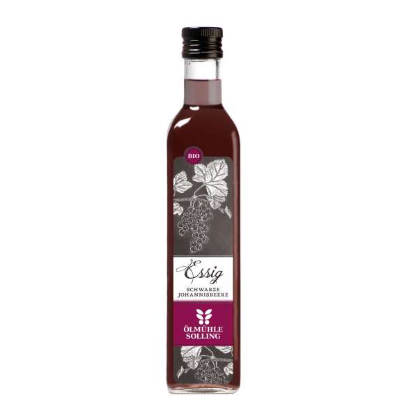 Johannisbeer Essig - vegan und sehr feines Cassis Aroma Johannisbeer Essig - vegan und sehr feines Cassis Aroma