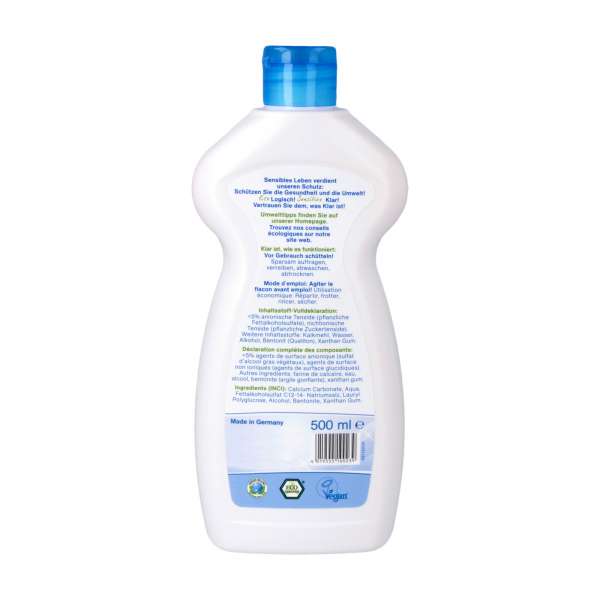 Scheuermilch vegan reinigt sanft mit natürlichen Inhaltsstoffen