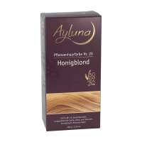 Ayluna honigblond: Bio Haarfarbe blond - rein pflanzlich Ayluna honigblond: Bio Haarfarbe blond - rein pflanzlich