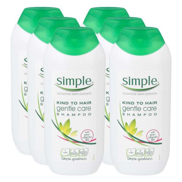 Simple Shampoo pH neutral im günstigen Sparpack online kaufen, 6x200 ml Simple Shampoo pH neutral im günstigen Sparpack online kaufen, 6x200 ml