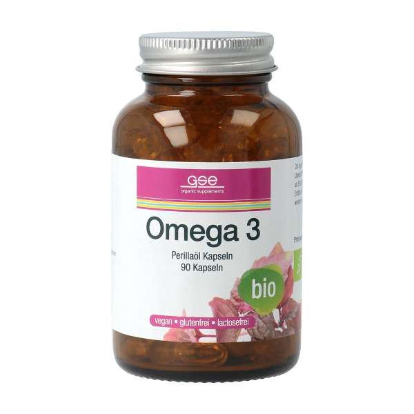 Omega 3 Bio Perillaöl Kapseln vegan, 90 Kapseln