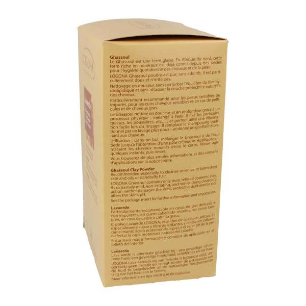 Wascherde Haare - Milde Reinigung mit Ghassoul Lavaerde