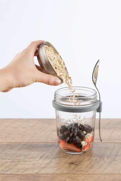 Kilner Frühstücksglas: Gesundes Frühstück to go mitnehmen