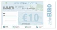 Geschenkgutschein Wert: 10,00 Euro Geschenkgutschein Wert: 10,00 Euro