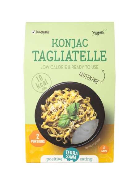 Terrasana Konjak Tagliatelle: kaum Kalorien & Kohlenhydrate Terrasana Konjak Tagliatelle: kaum Kalorien & Kohlenhydrate