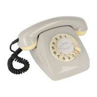 Nostalgisches Wählscheiben-Telefon W611 Piezo strahlungsreduziert Nostalgisches Wählscheiben-Telefon W611 Piezo strahlungsreduziert