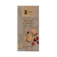 iChoc White Nougat Crisp - Vegan Schokolade mit Krokant iChoc White Nougat Crisp - Vegan Schokolade mit Krokant