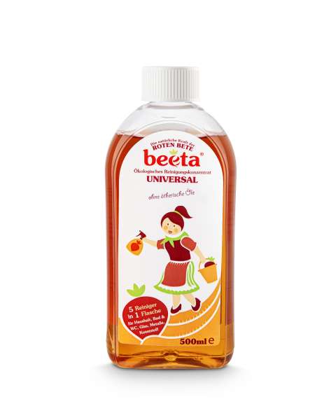 Beeta Allzweckreiniger 5-in-1 für den Haushalt mit Bio Rote Beete Beeta Allzweckreiniger 5-in-1 für den Haushalt mit Bio Rote Beete