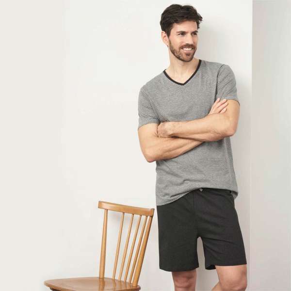 Living Crafts Schlafanzug-Herren kurz für die heißen Tage des Jahres