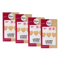 Werz Kekse vegan: Bio 4-Korn Herzkekse - Sparpack kaufen Werz Kekse vegan: Bio 4-Korn Herzkekse - Sparpack kaufen