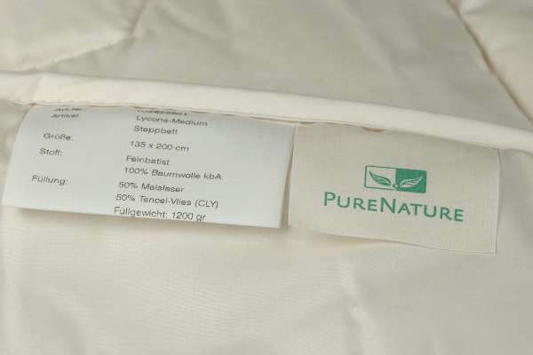 Hochwertige Naturbettdecken: Lycona-Decke medium