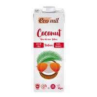 Ecomil Kokosmilch ohne Zusatzstoffe zum pur trinken Ecomil Kokosmilch ohne Zusatzstoffe zum pur trinken