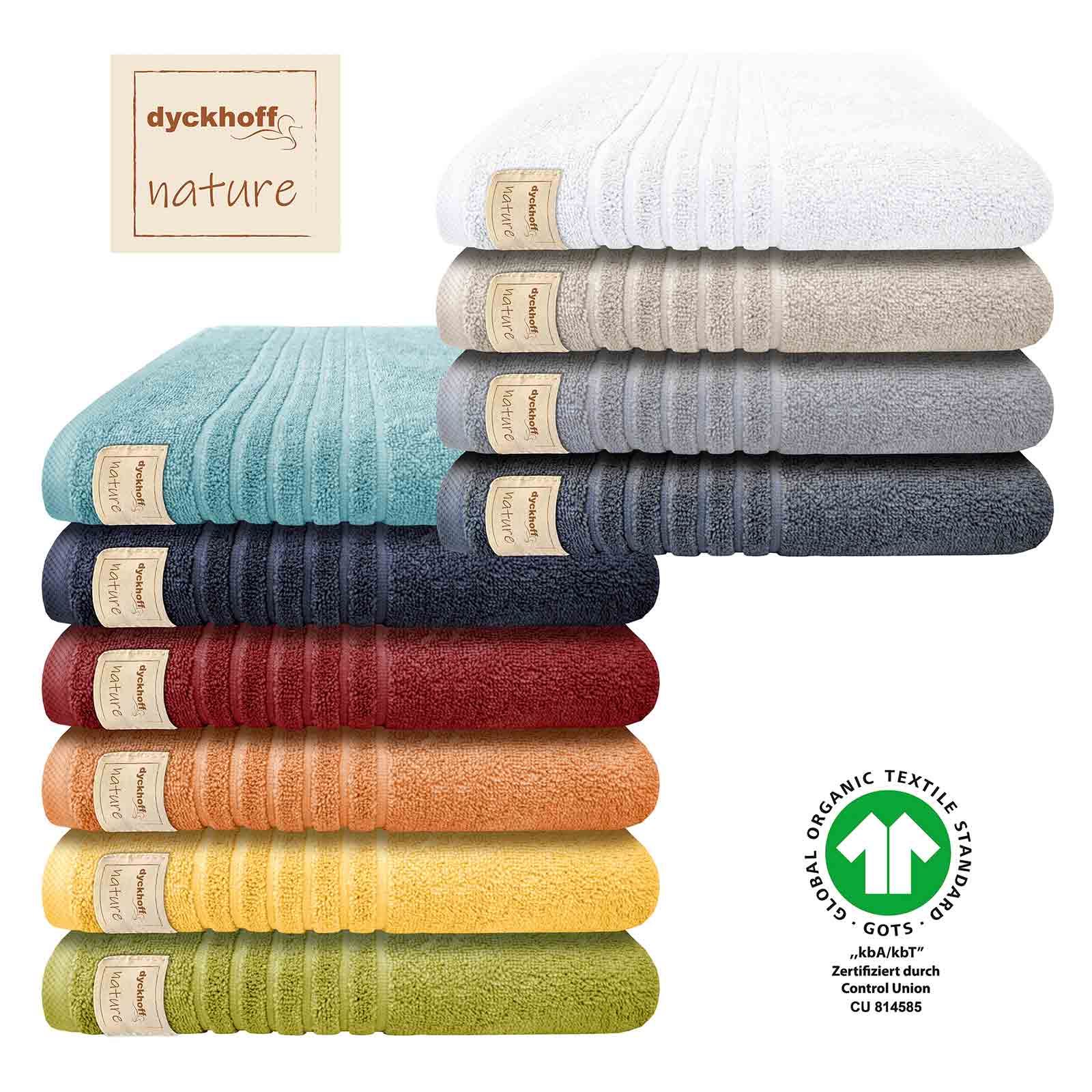 Bio Baumwolle Handtücher - alle Größen & Trendfarben - PureNature