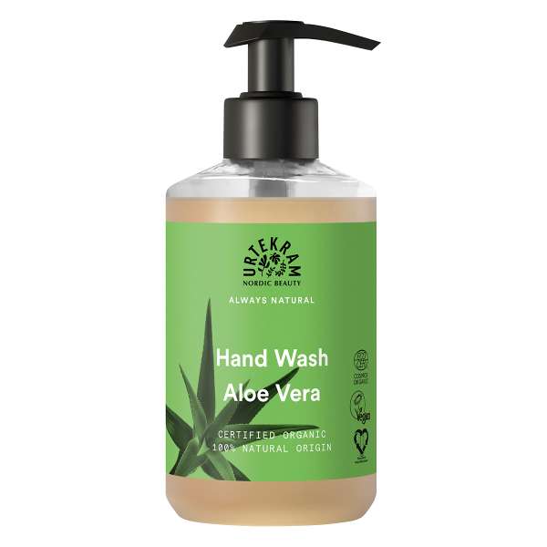 Urtekram Aloe Vera Seife flüssig für trockene Hände, 300ml Spender Urtekram Aloe Vera Seife flüssig für trockene Hände, 300ml Spender