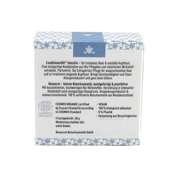 Rosenrot Fester Conditioner Naturkosmetik - sensitiv, duftfrei