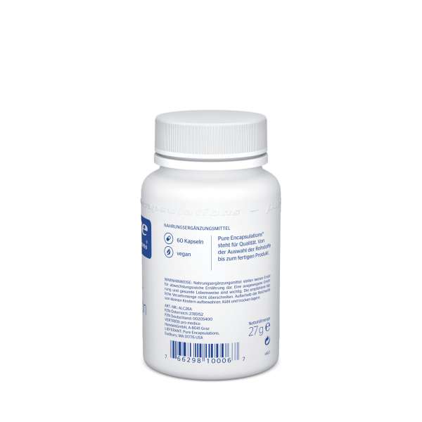 Pure Encapsulations L Acetyl Carnitin - mit optimaler Bioverfügbarkeit