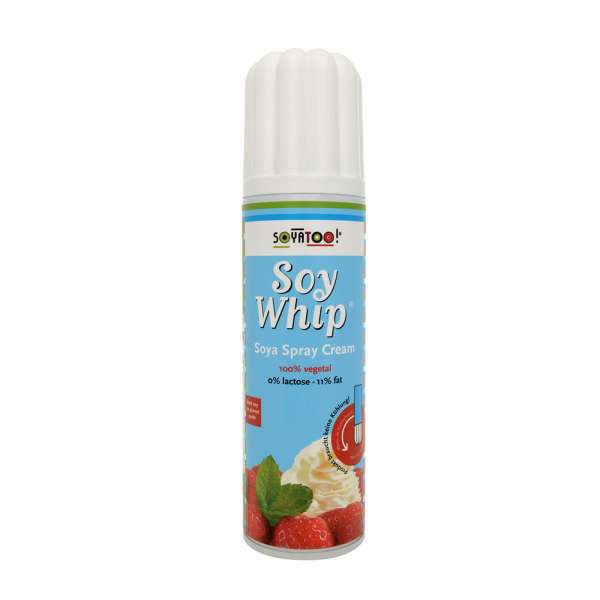 Soyatoo Soy Whip - Vegane Sprühsahne - nur 11% Fett Soyatoo Soy Whip - Vegane Sprühsahne - nur 11% Fett