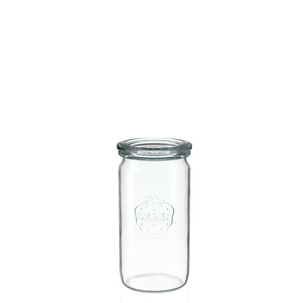 Weck Zylinderglas 340 ml mit Deckel zum Einkochen von Lebensmitteln - 1 Stück Weck Zylinderglas 340 ml mit Deckel zum Einkochen von Lebensmitteln - 1 Stück
